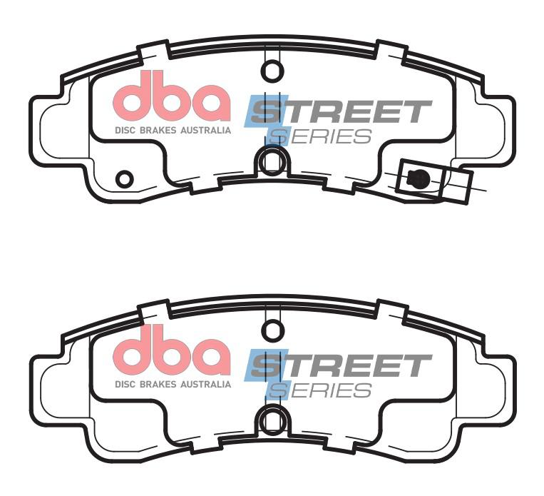 DBA Street Series Brake Pad Set Rear DB1211SS