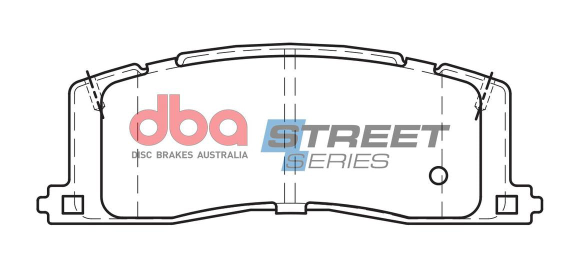 DBA Street Series Brake Pad Set Rear DB1213SS