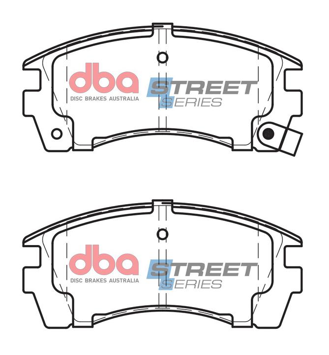 DBA Street Series Brake Pad Set Front DB1216SS