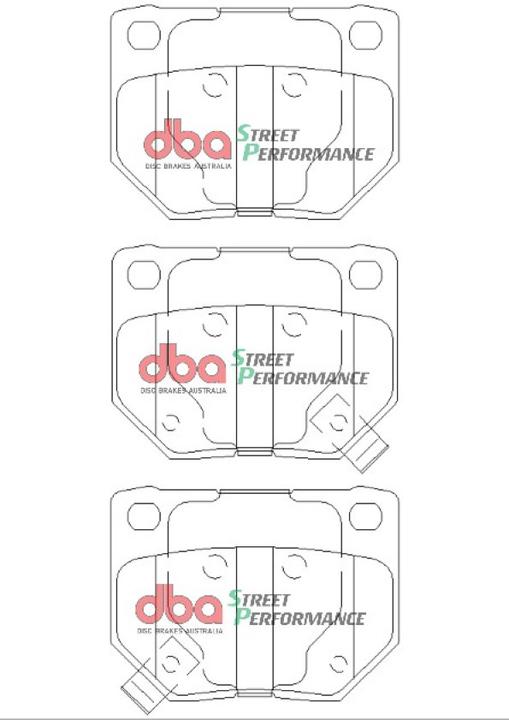 DBA Street Performance Brake Pad Set Rear DB1220SP