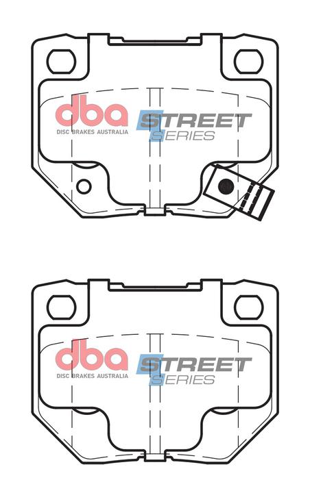 DBA Street Series Brake Pad Set Rear DB1220SS