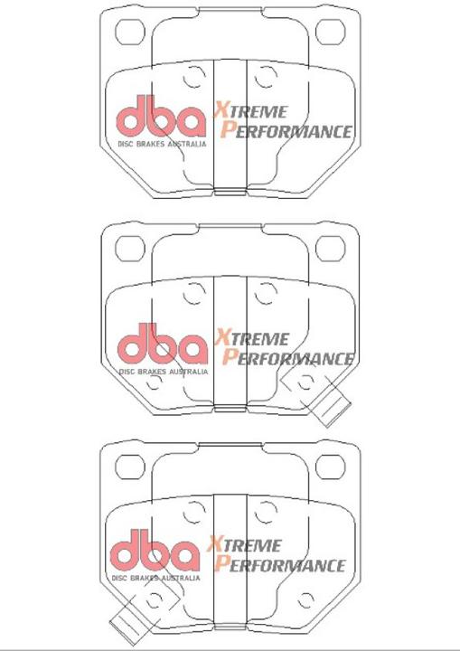 DBA Xtreme Performance Brake Pad Set Rear DB1220XP