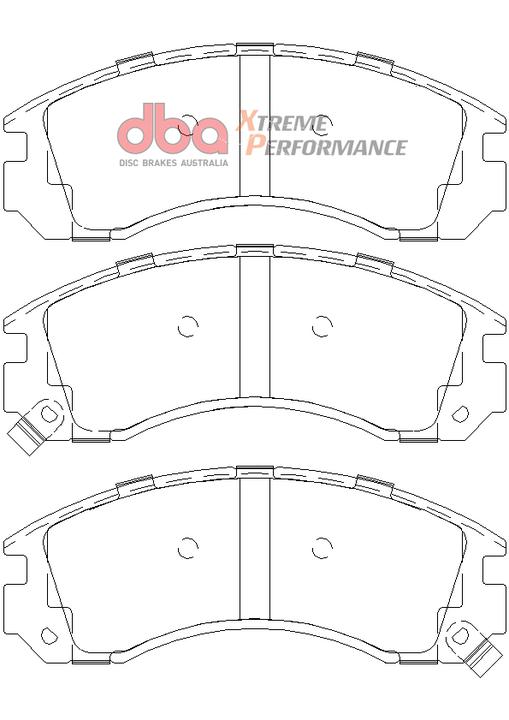 DBA Xtreme Performance Brake Pad Set Front DB1223XP