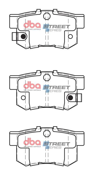 DBA Street Series Brake Pad Set Rear DB1230SS
