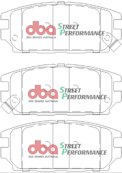 DBA Street Performance Brake Pad Set Rear DB1238SP