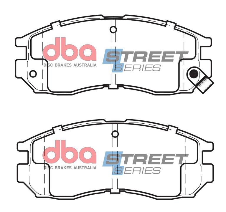 DBA Street Series Brake Pad Set Front DB1249SS
