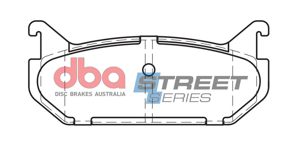 DBA Street Series Brake Pad Set Rear DB1254SS