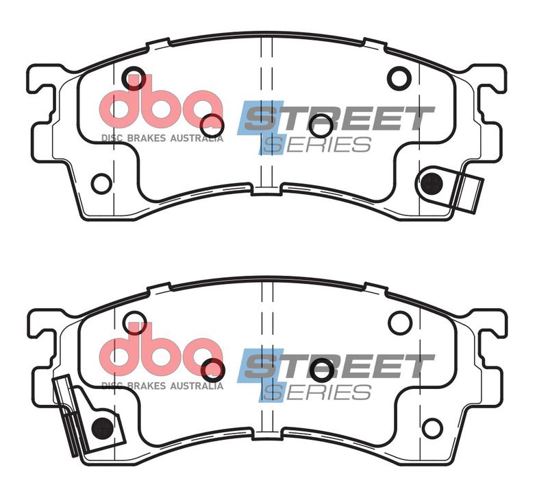 DBA Street Series Brake Pad Set Front DB1255SS