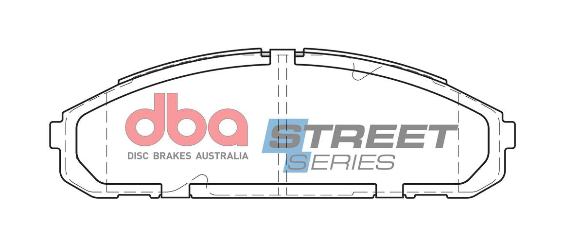 DBA Street Series Brake Pad Set Front DB1257SS