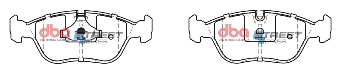 DBA Street Series Brake Pad Set Front DB1261SS