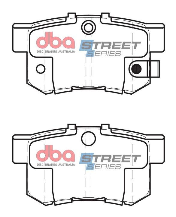 DBA Street Series Brake Pad Set Rear DB1265SS