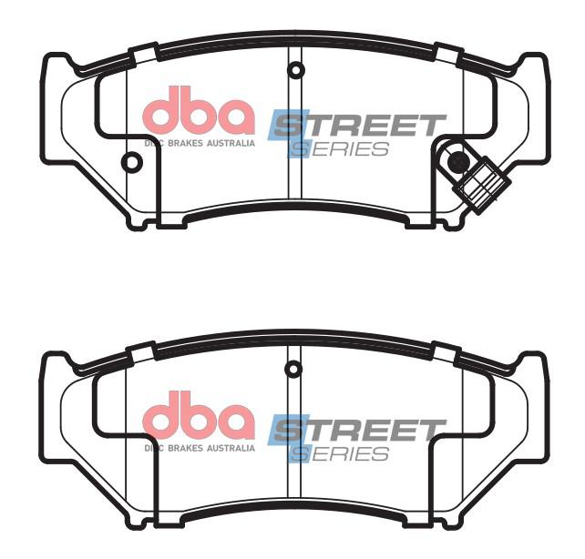 DBA Street Series Brake Pad Set Front DB1266SS