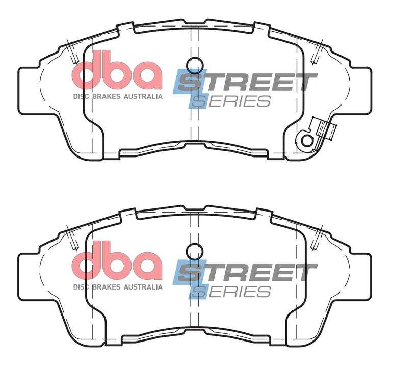 DBA Street Series Brake Pad Set Front DB1267SS