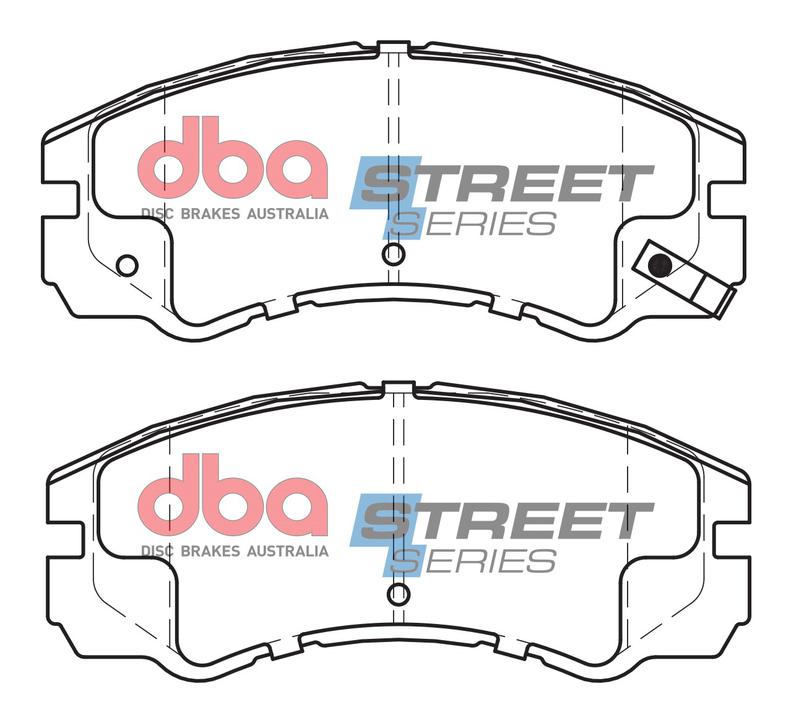 DBA Street Series Brake Pad Set Front DB1270SS