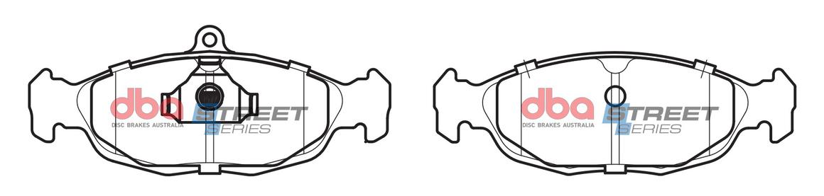 DBA Street Series Brake Pad Set Front DB1275SS