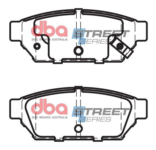 DBA Street Series Brake Pad Set Rear DB1278SS