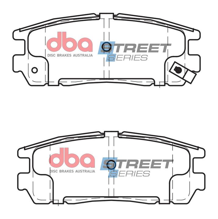 DBA Street Series Brake Pad Set Rear DB1280SS