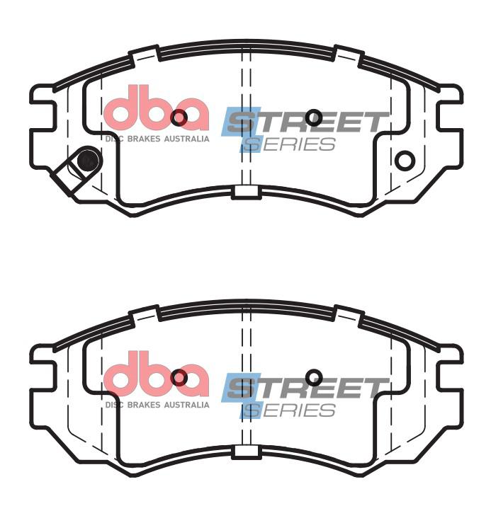 DBA Street Series Brake Pad Set Front DB1281SS