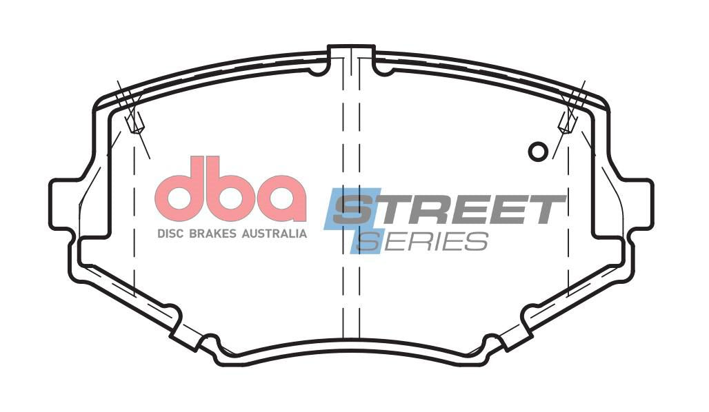 DBA Street Series Brake Pad Set Front DB1282SS
