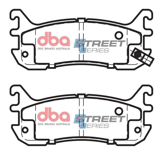 DBA Street Series Brake Pad Set Rear DB1283SS