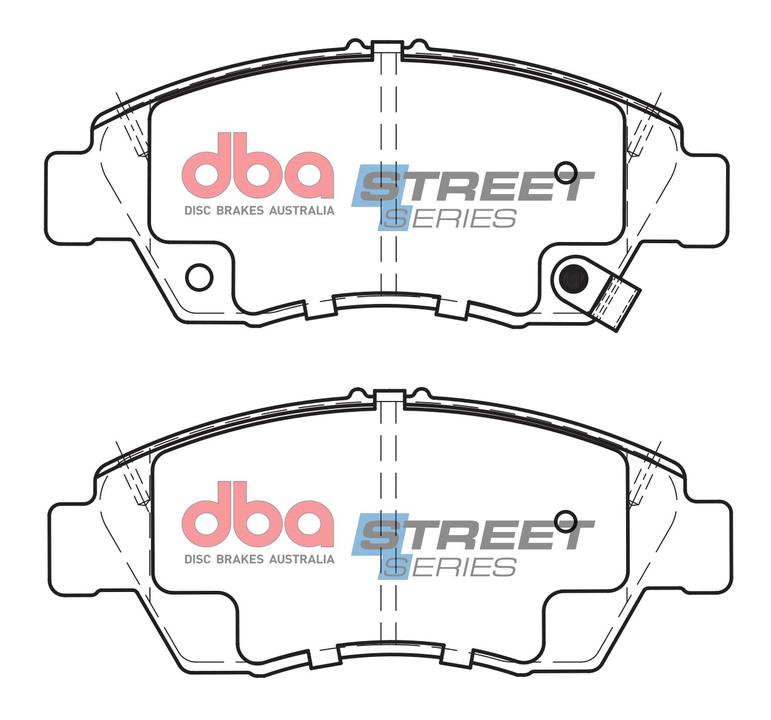 DBA Street Series Brake Pad Set Front DB1286SS