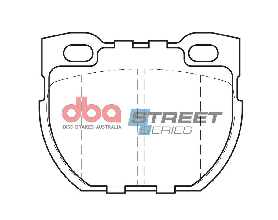DBA Street Series Brake Pad Set Rear DB1306SS