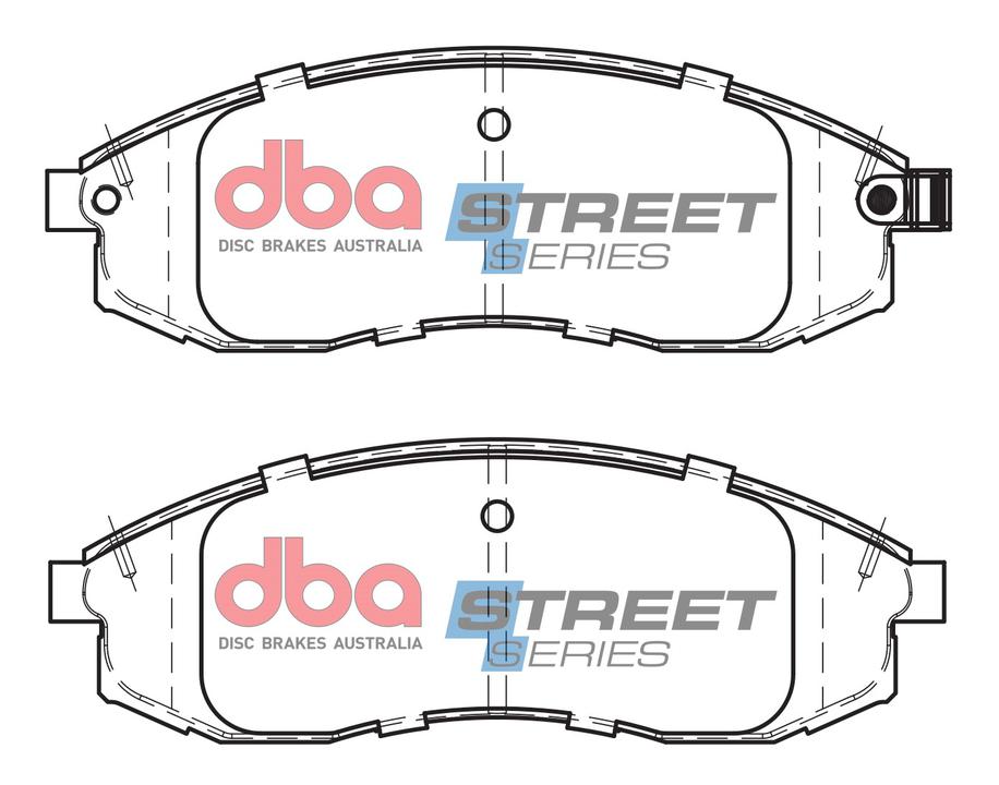 DBA Street Series Brake Pad Set Front DB1308SS