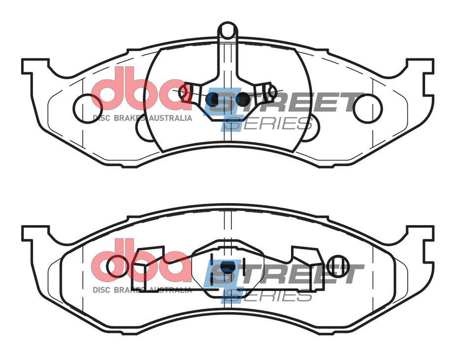 DBA Street Series Brake Pad Set Front DB1311SS