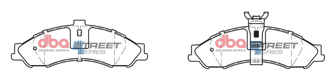 DBA Street Series Brake Pad Set Front DB1331SS