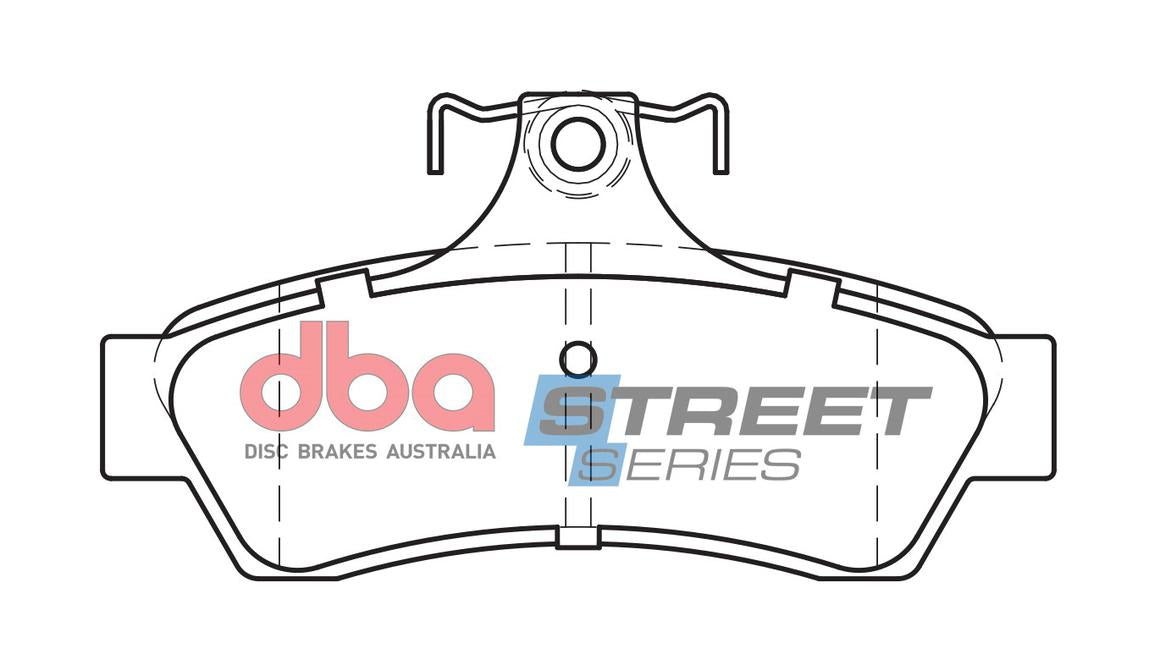 DBA Street Series Brake Pad Set Rear DB1332SS