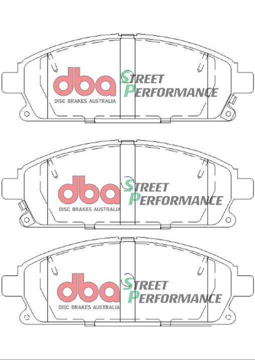 DBA Street Performance Brake Pad Set Front DB1333SP