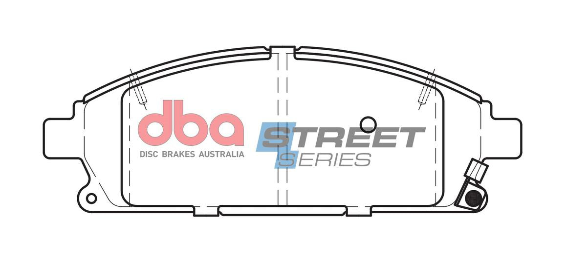 DBA Street Series Brake Pad Set Front DB1333SS