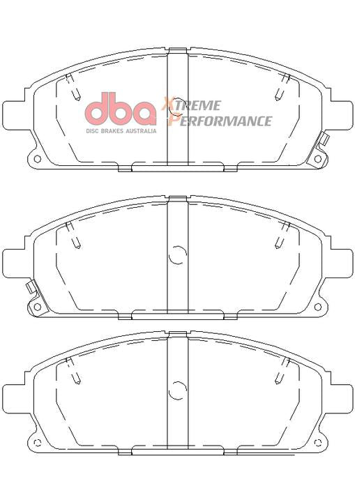 DBA Xtreme Performance Brake Pad Set Front DB1333XP