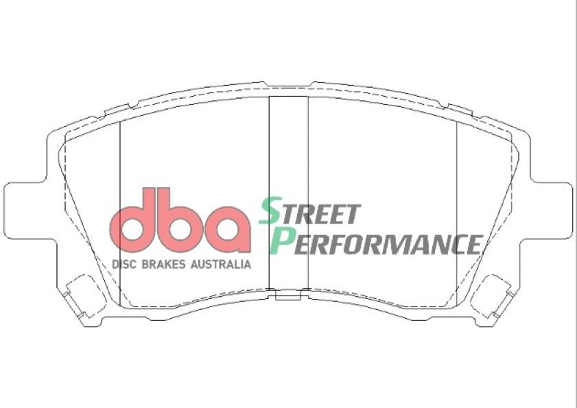 DBA Street Performance Brake Pad Set Front DB1342SP