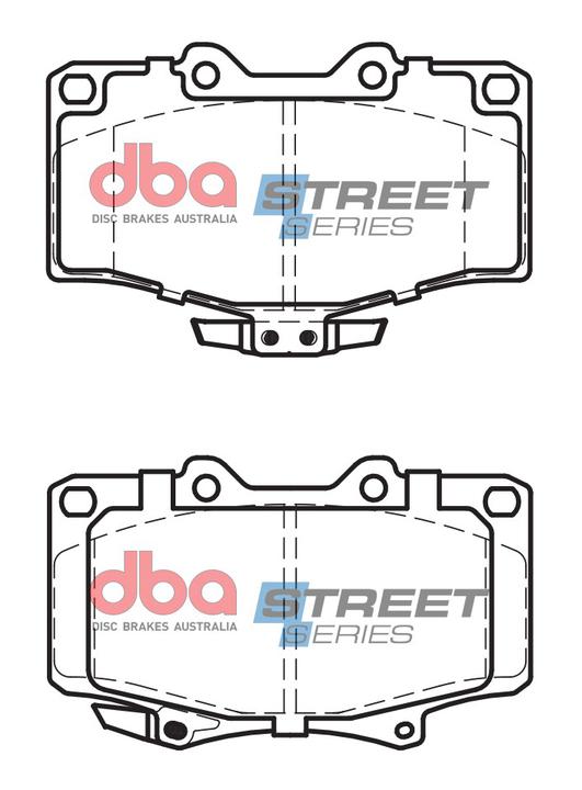 DBA Street Series Brake Pad Set Front DB1346SS