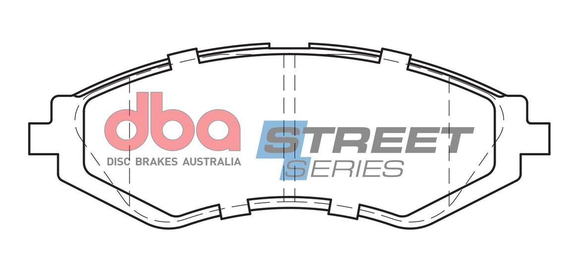 DBA Street Series Brake Pad Set Front DB1347SS