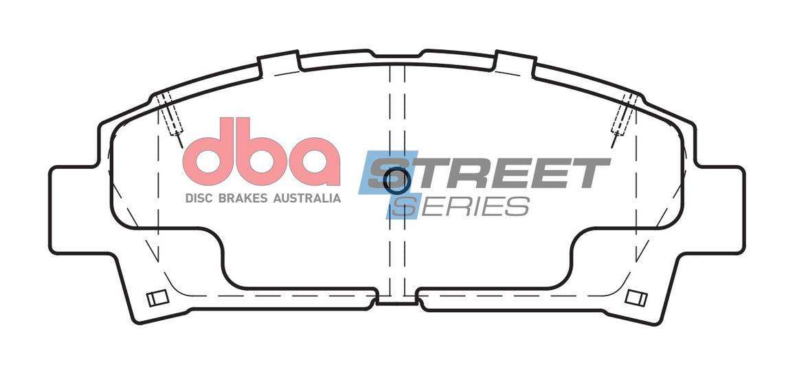 DBA Street Series Brake Pad Set Front DB1352SS