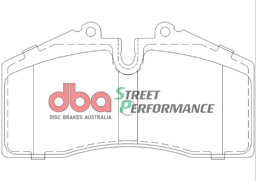 DBA Street Performance Brake Pad Set Front DB1355SP