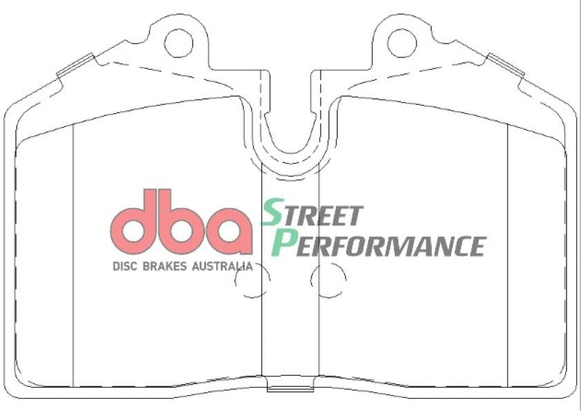 DBA Street Performance Brake Pad Set Rear DB1356SP