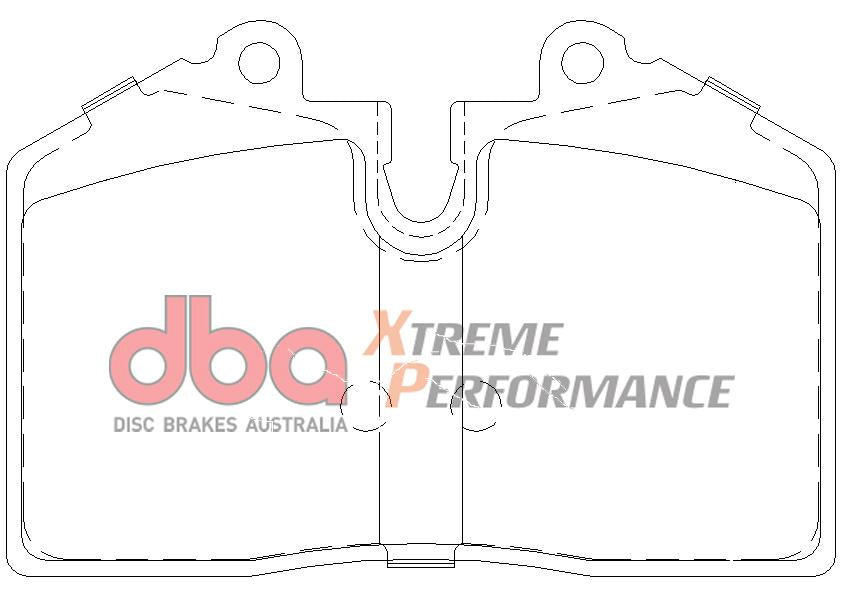 DBA Xtreme Performance Brake Pad Set Rear DB1356XP