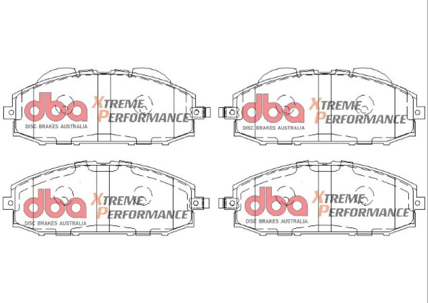 DBA Street Performance Brake Pad Set Front DB1361SP