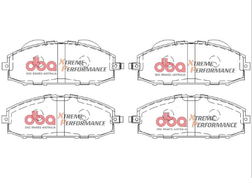 DBA Xtreme Performance Brake Pad Set Front DB1361XP