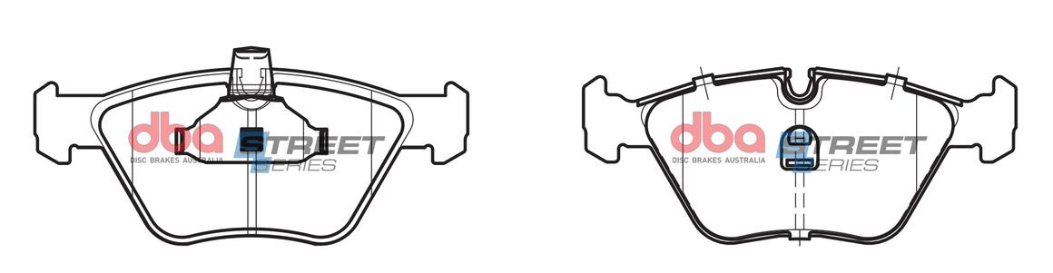 DBA Street Series Brake Pad Set Front DB1364SS