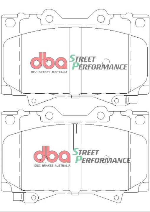 DBA Street Performance Brake Pad Set Front DB1365SP