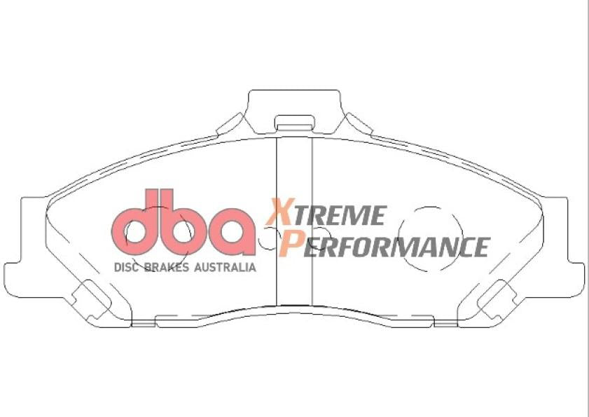 DBA Xtreme Performance Brake Pad Set Front DB1366XP