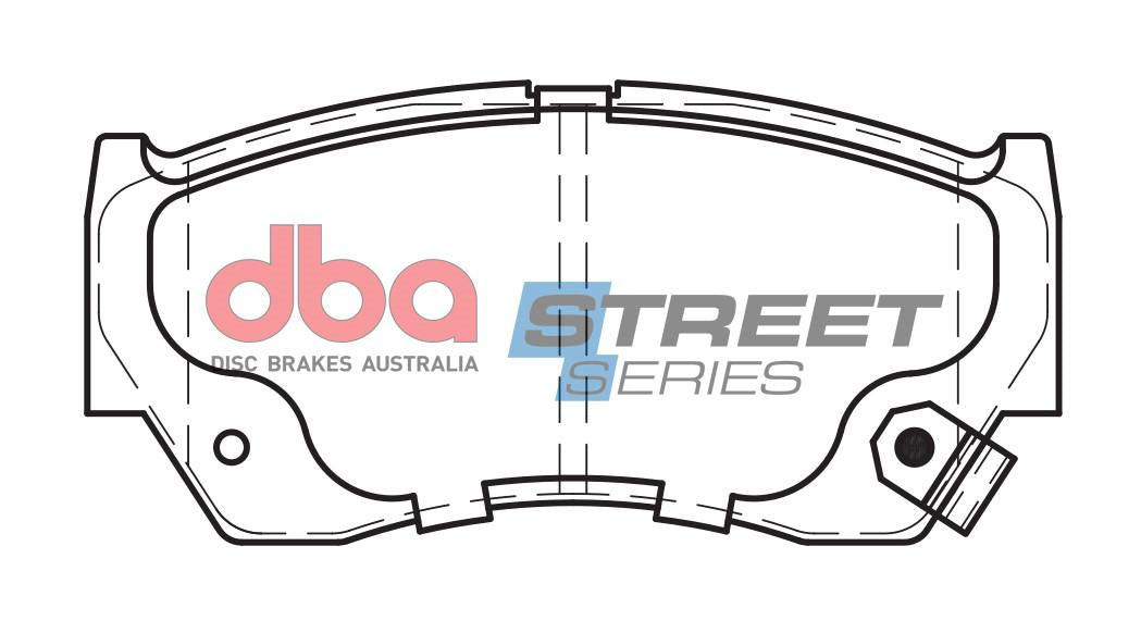 DBA Street Series Brake Pad Set Front DB1367SS