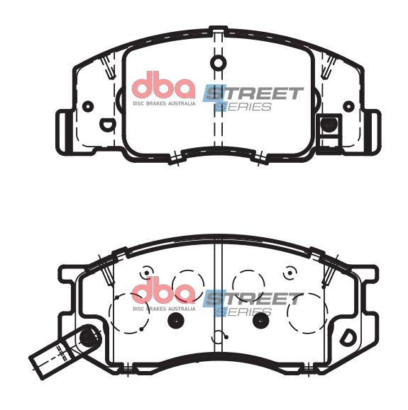 DBA Street Series Brake Pad Set Front DB1372SS