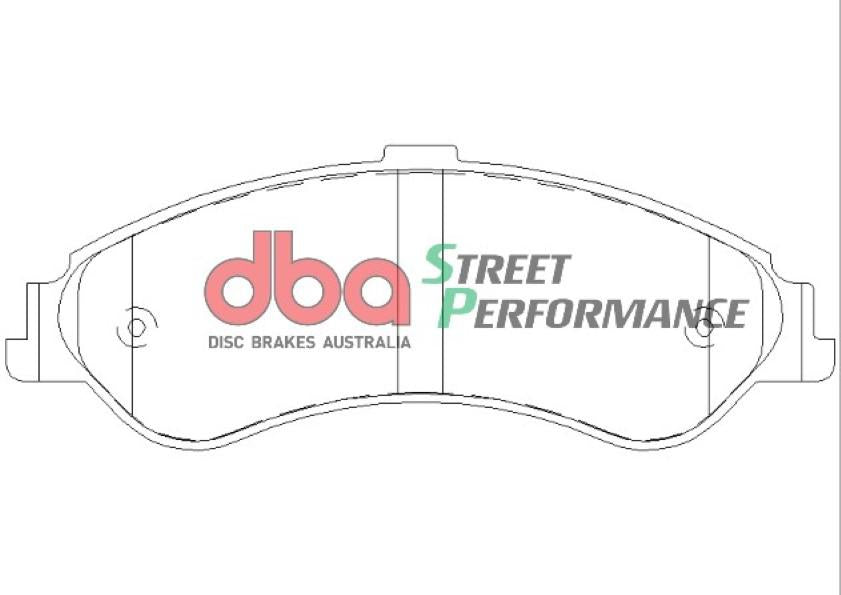 DBA Street Performance Brake Pad Set Front DB1375SP