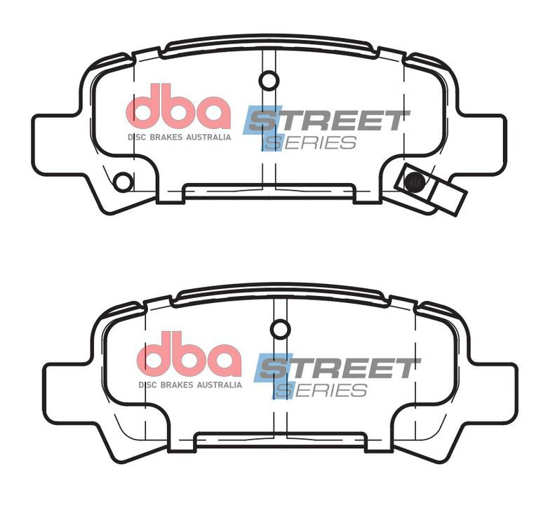DBA Street Series Brake Pad Set Rear DB1379SS