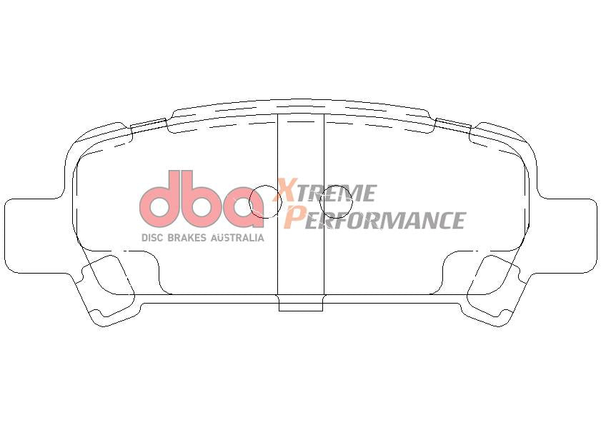 DBA Xtreme Performance Brake Pad Set Rear DB1379XP
